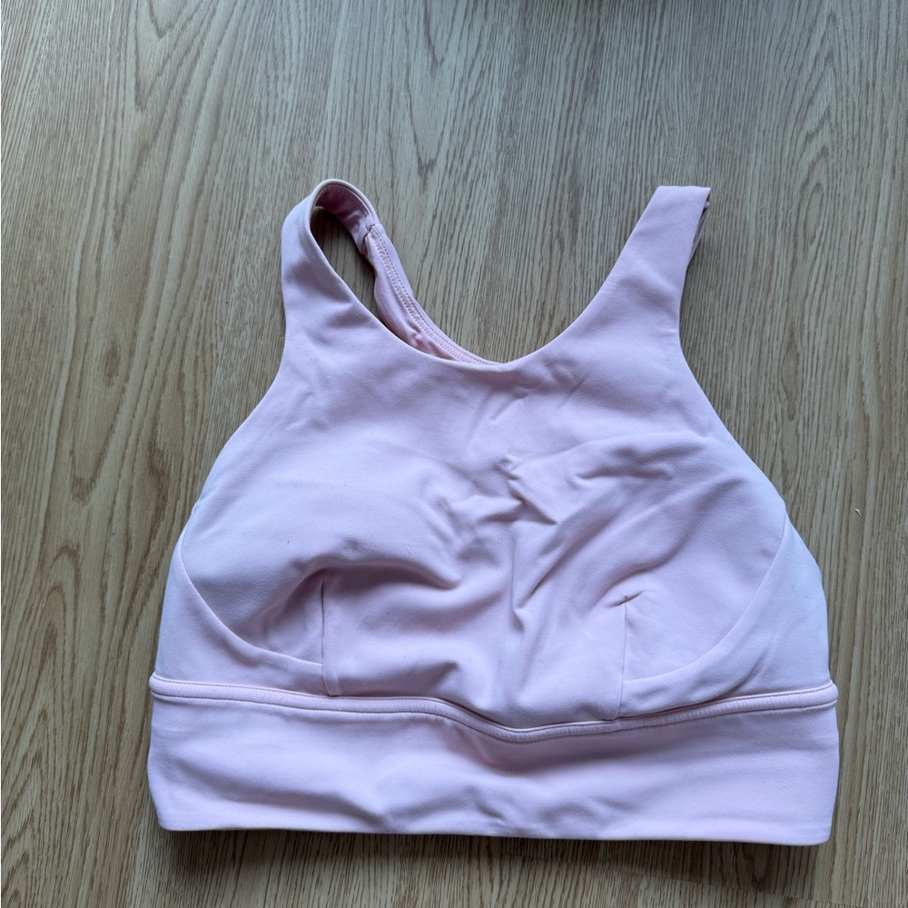 Women's Pink Lulu Sports Bra
